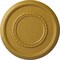 Ekena Millwork Federal Roped Large Ceiling Medallion (Canopies up to 7 3/4"), 17 3/8"OD x 1 1/8"P, Iridescent Gold CM17FEIGS - alternate 1